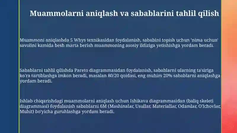 Muammoli vaziyatlar va ularning yechimlari 3