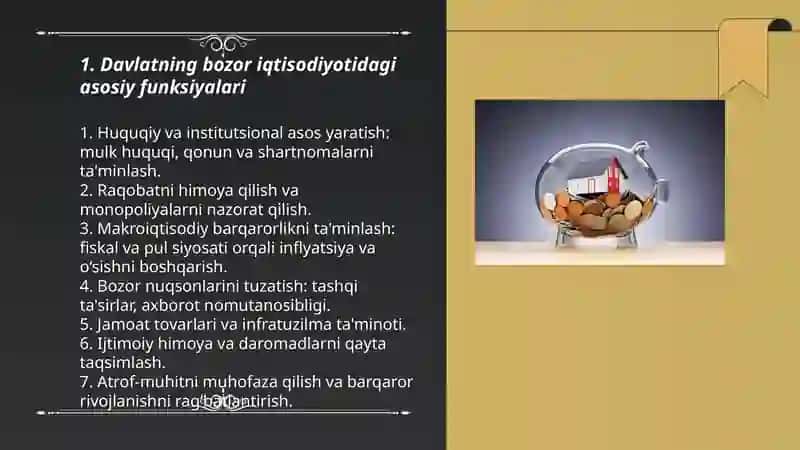 Davlatning Bozor Iqtisodiyoti 3