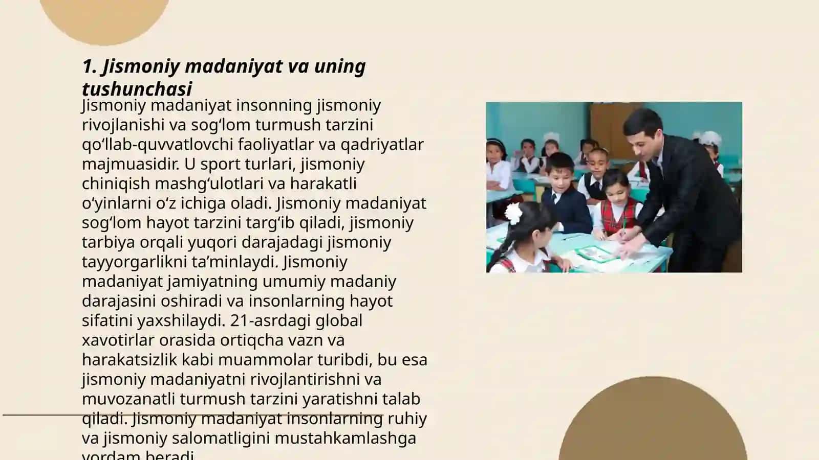 Jismoniy Madaniyat 3