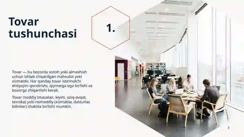 Tovar tushunchasi 3
