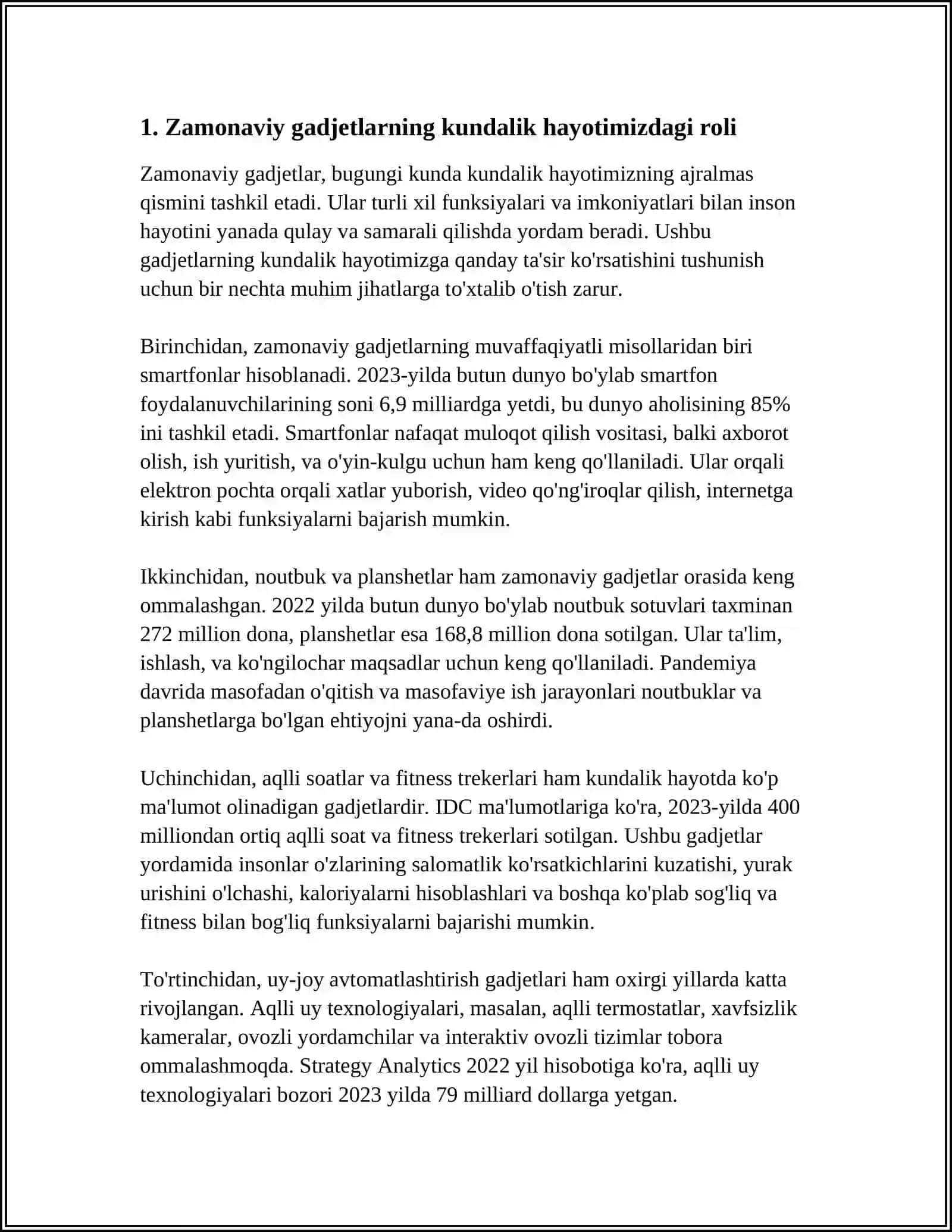 Zamonaviy RAQAMLI TEXNOLOGIYALAR GADJETLAR 3