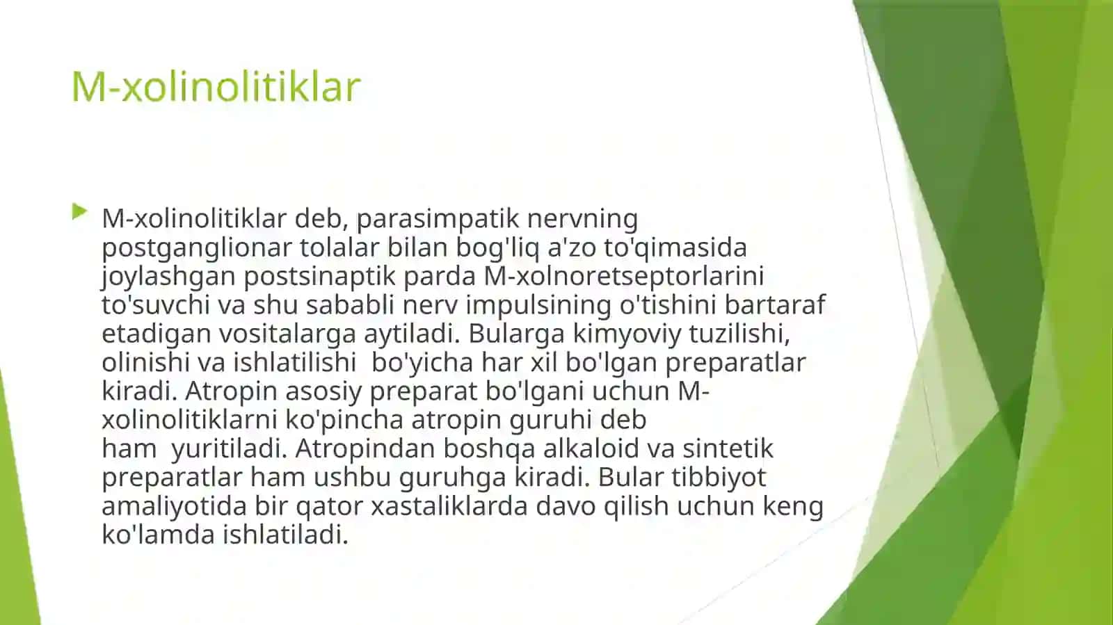 M-xolinergikantixolinestasdorivositalarfarmakologiyasi 3