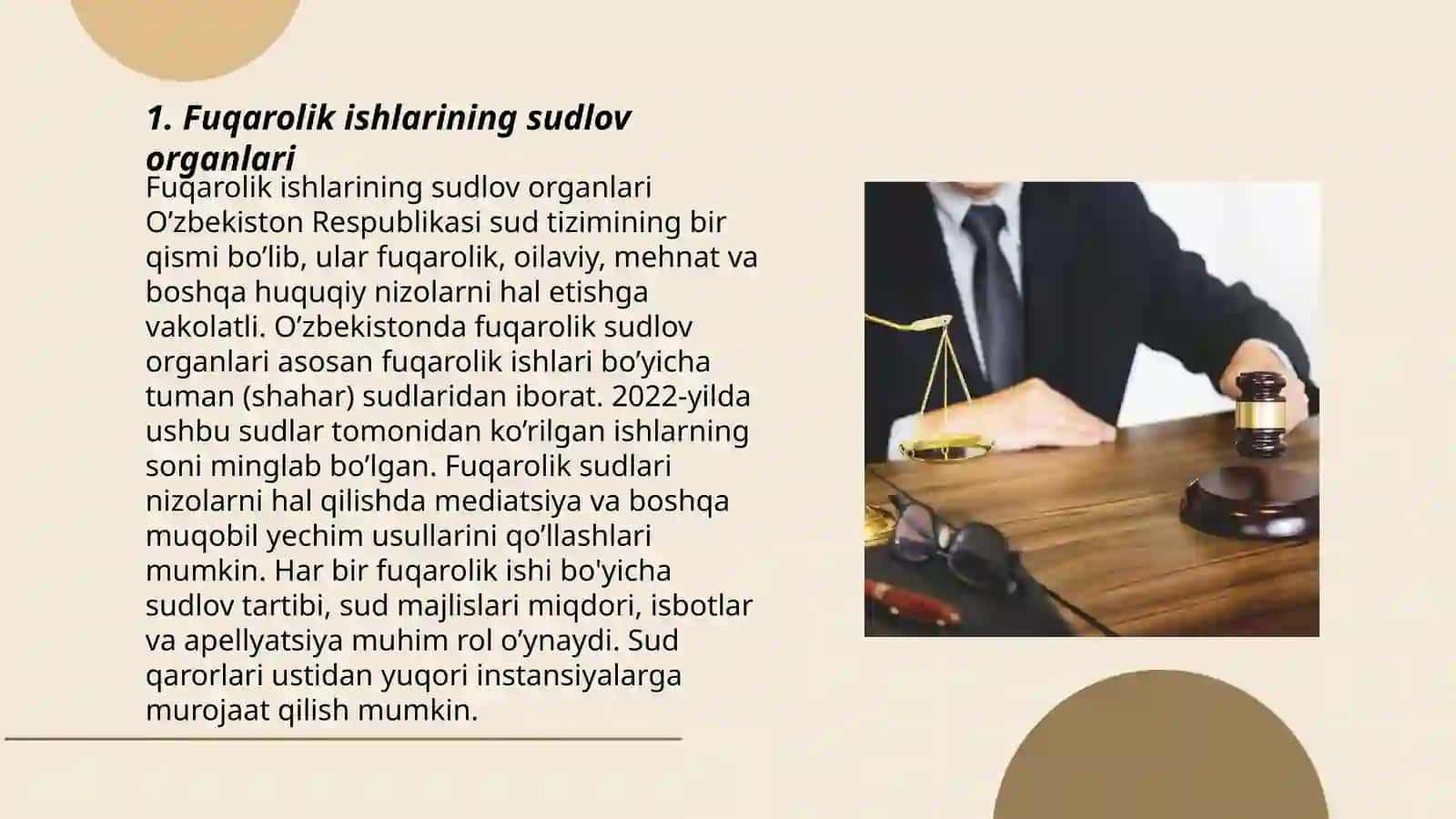 Fuqarolik ishlarining sudlovliligi 3