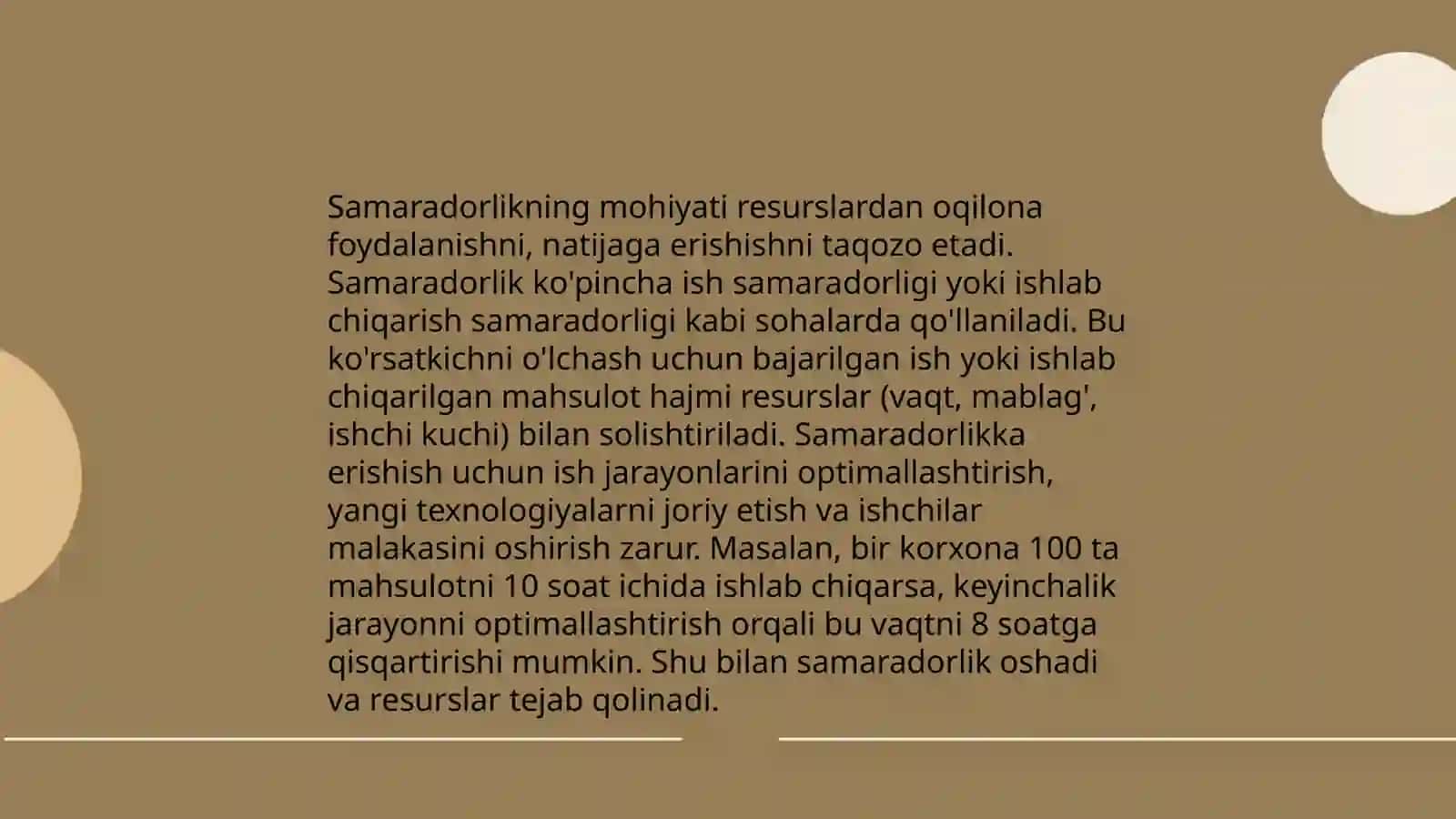 Samaradorlikning 21 usuli 3