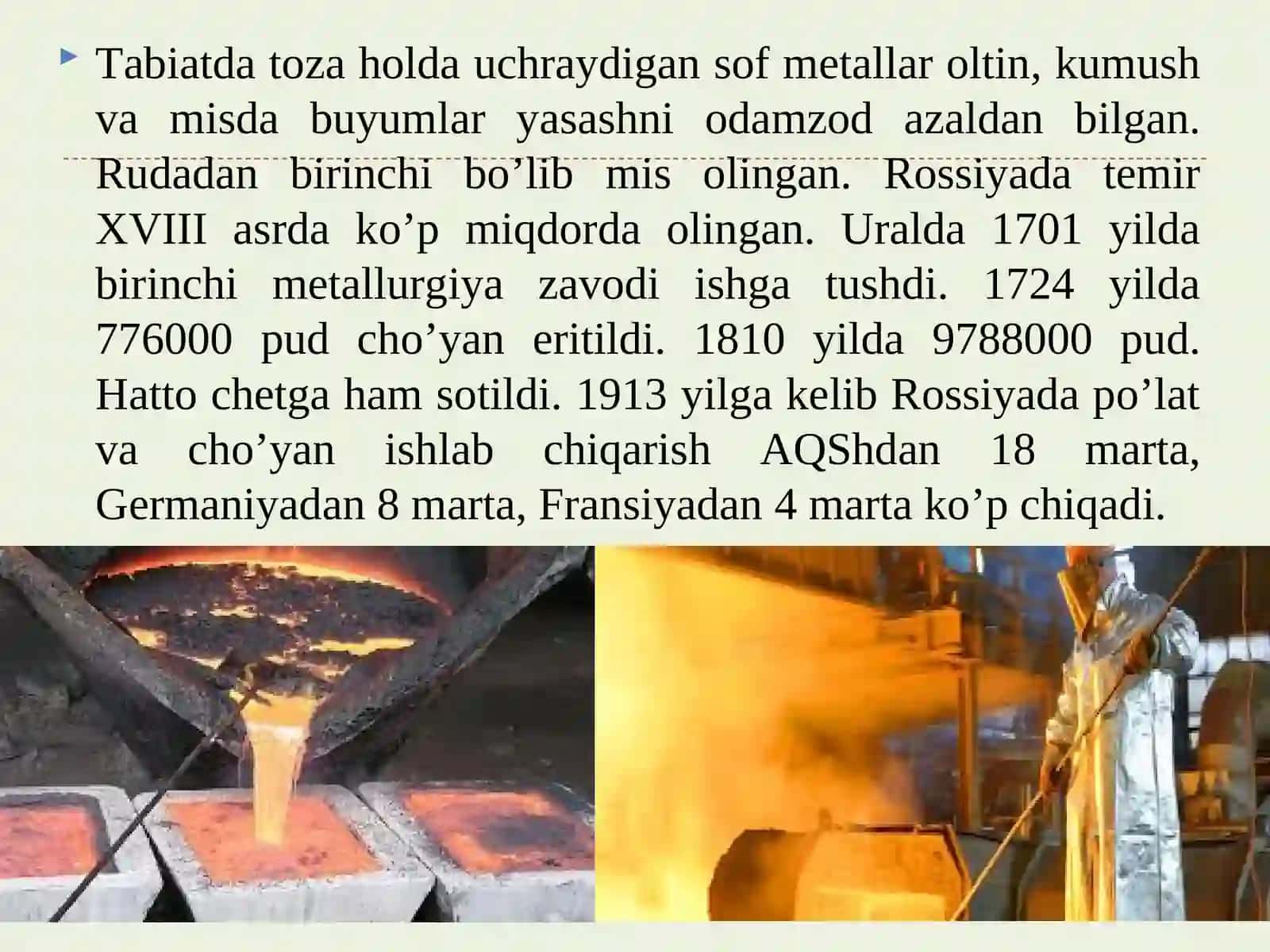Metalurgiya asoslari. Domna pechi 3