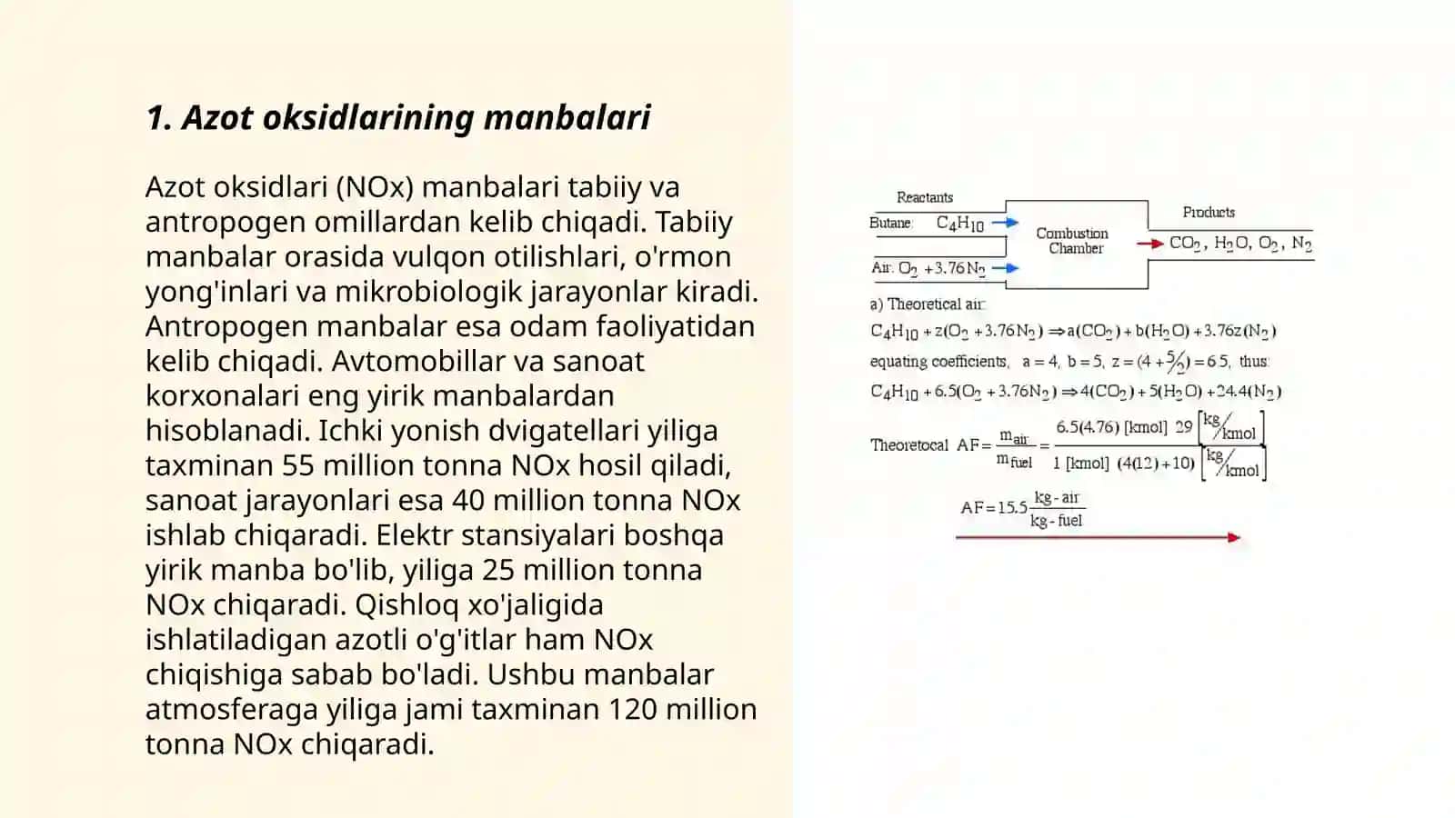 Azot oksidlarining manbalari 3