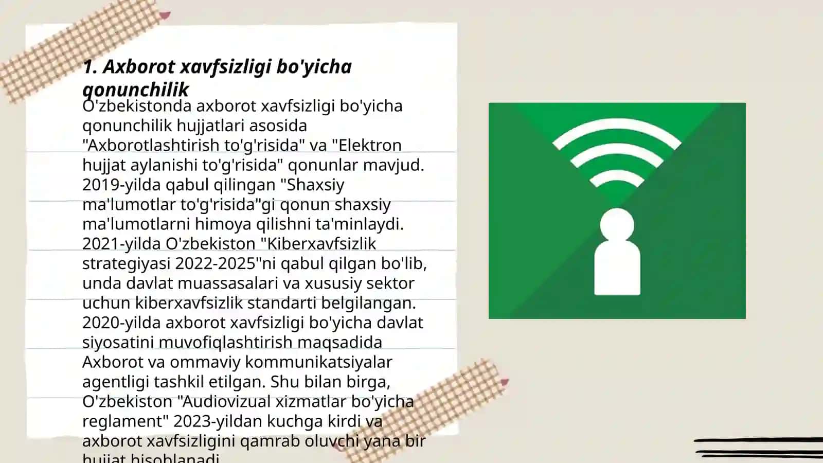Axborot xavfsizligi bo'yicha qonunchilik 3
