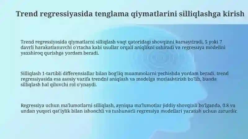 Trend regressiyasi 3