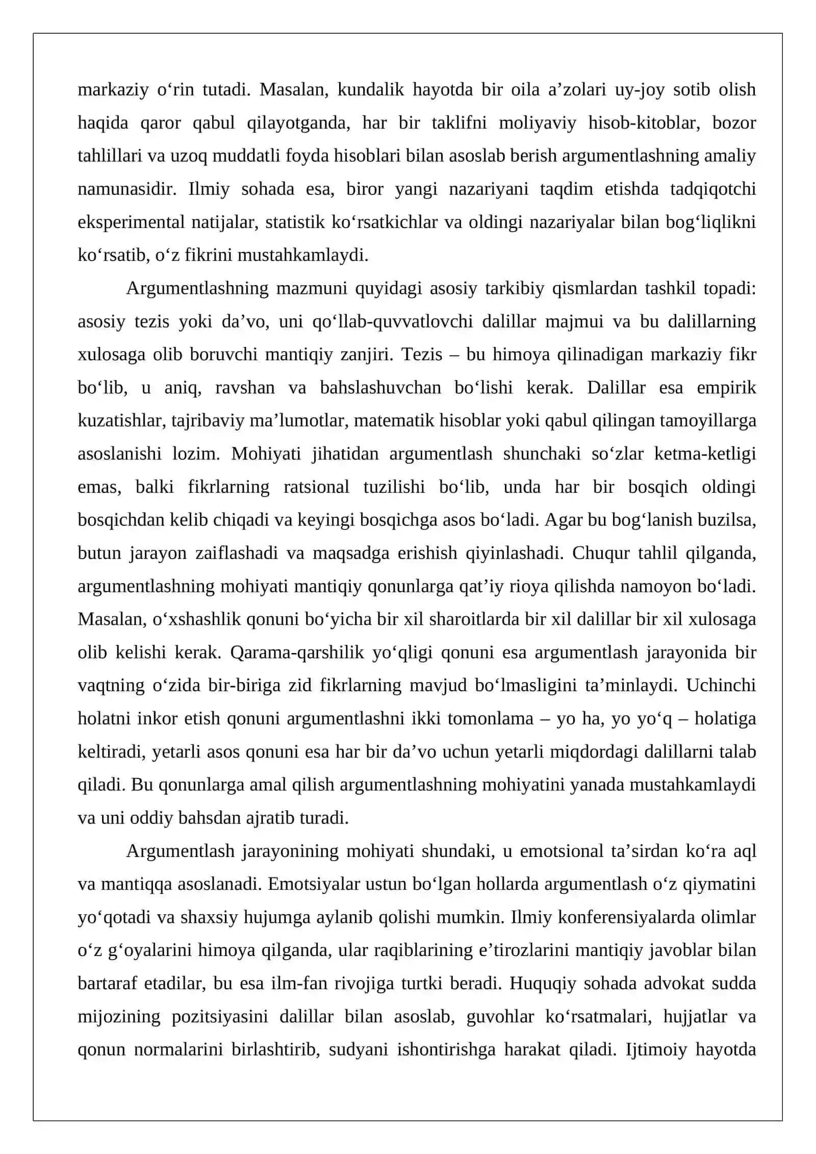 Argumentlash va ishonch-e’tiqodning shakllanishi 3