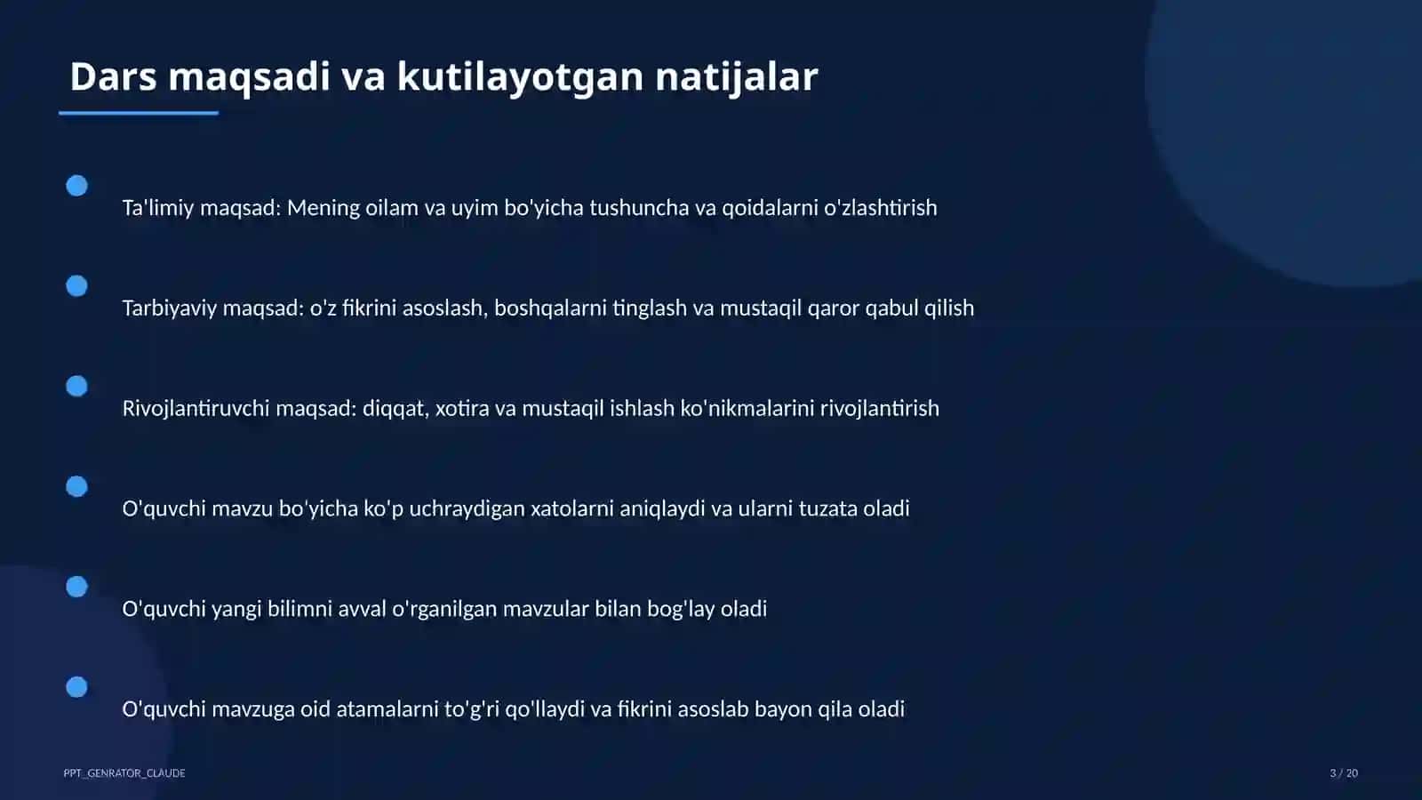 Tabiatshunoslik (1–4) 3