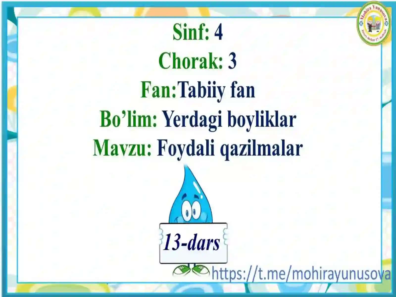 Foydali qazilmar 3
