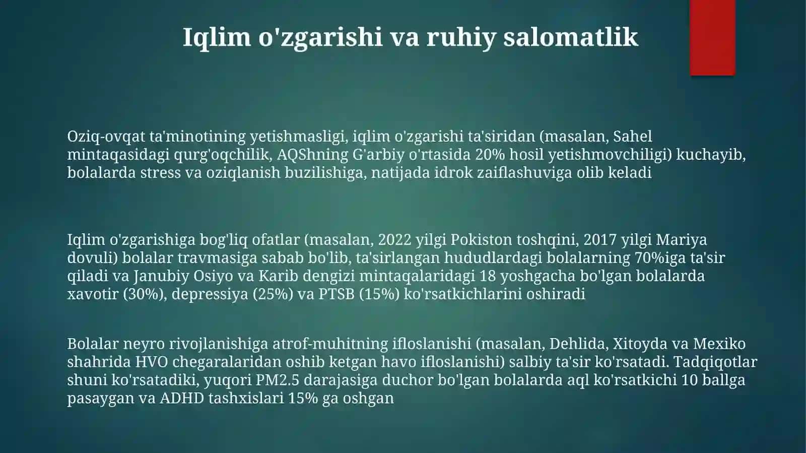 BOLA RIVOJLANISHIDA MUHITNING TASIRI 3