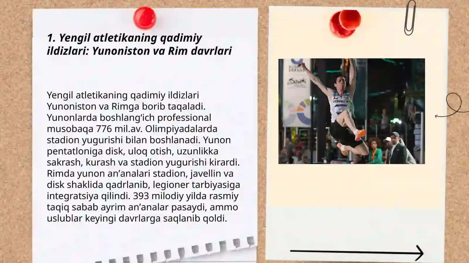 Yengil atletikaning rivojlanish tarixi 3
