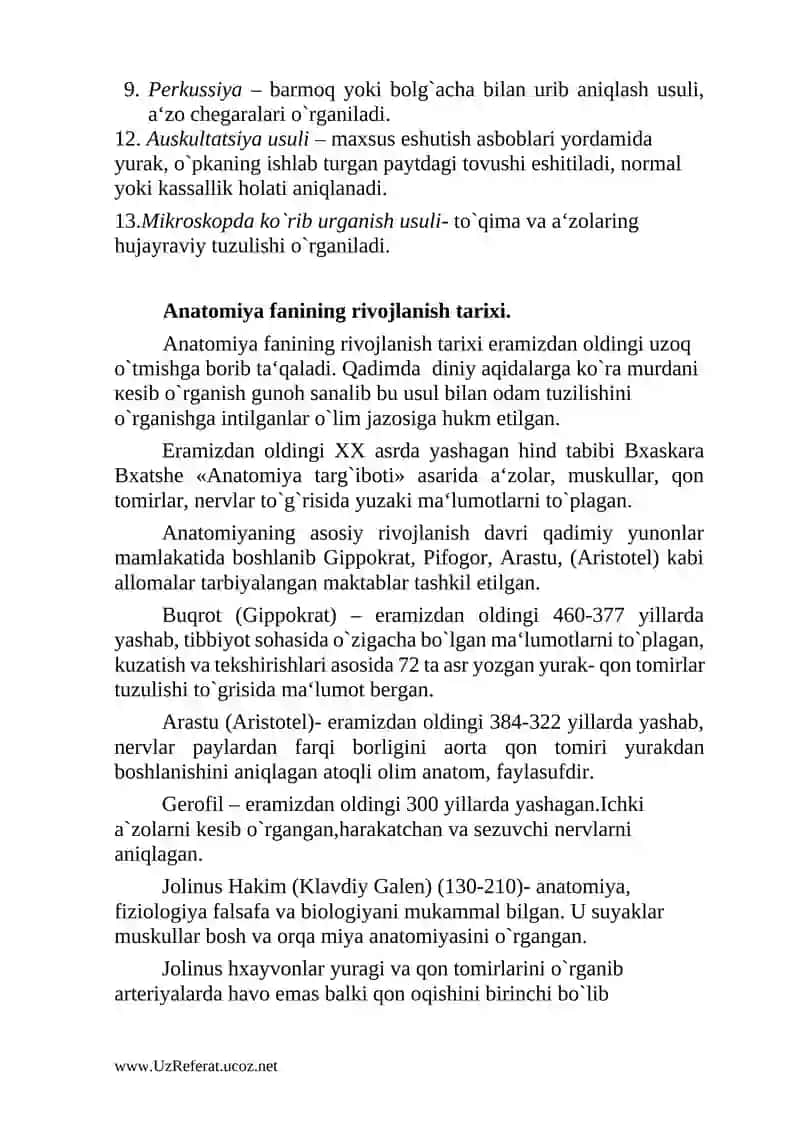 Odam anatomiyasi 3