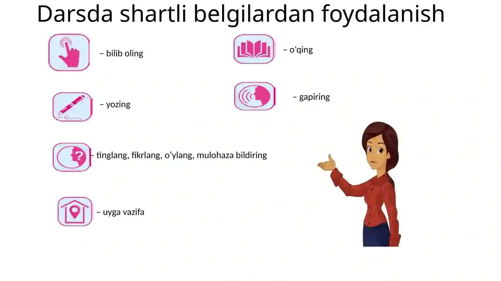 FE’L SO‘Z TURKUMINI TAKRORLASH 3