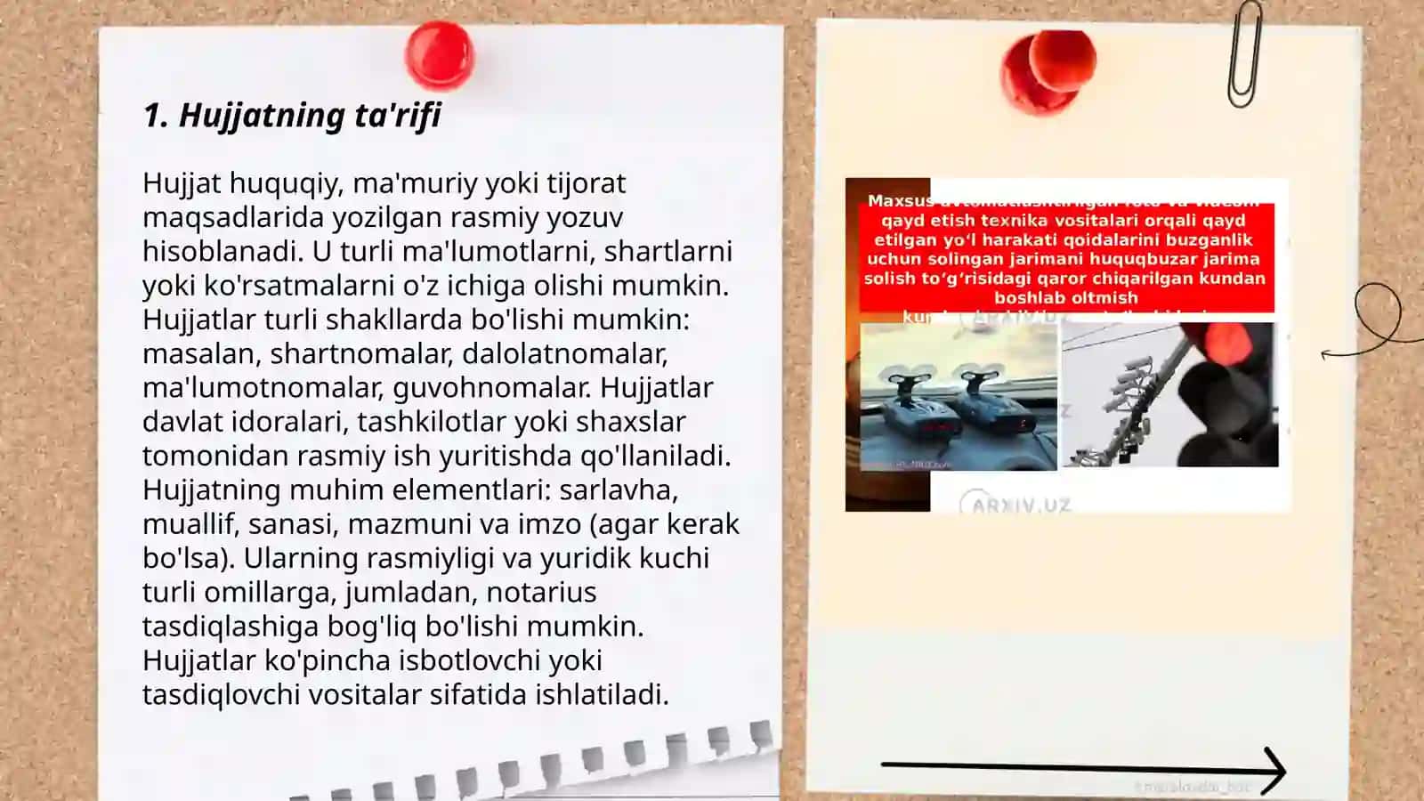 Hujjat va uning turlari 3