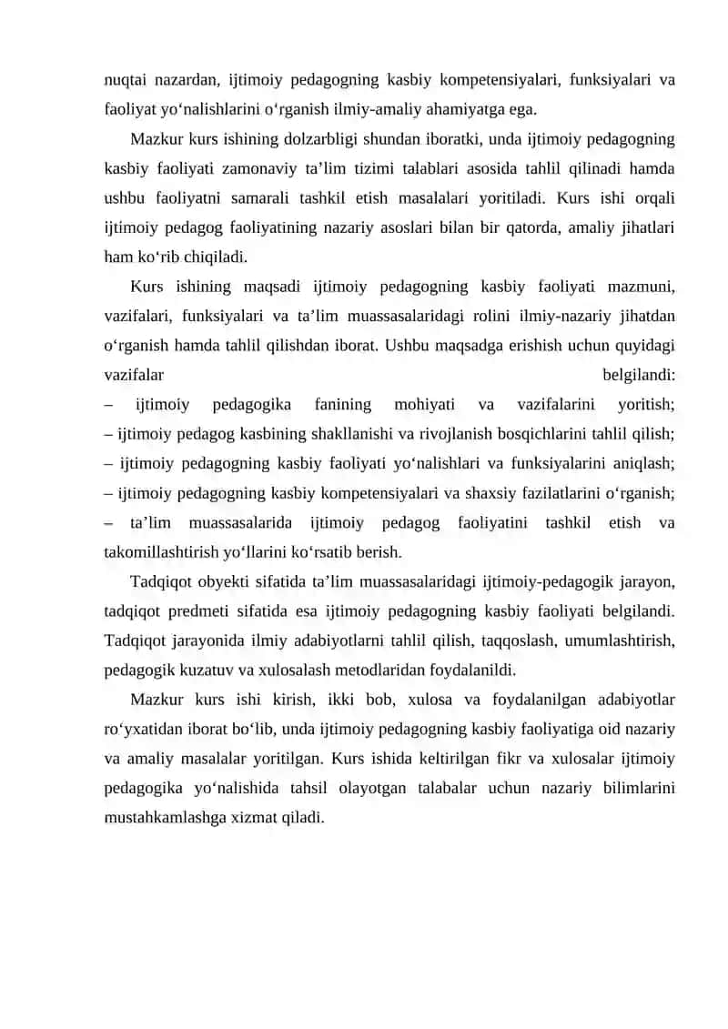 Ijtimoiy pedagogik faoliyat 3