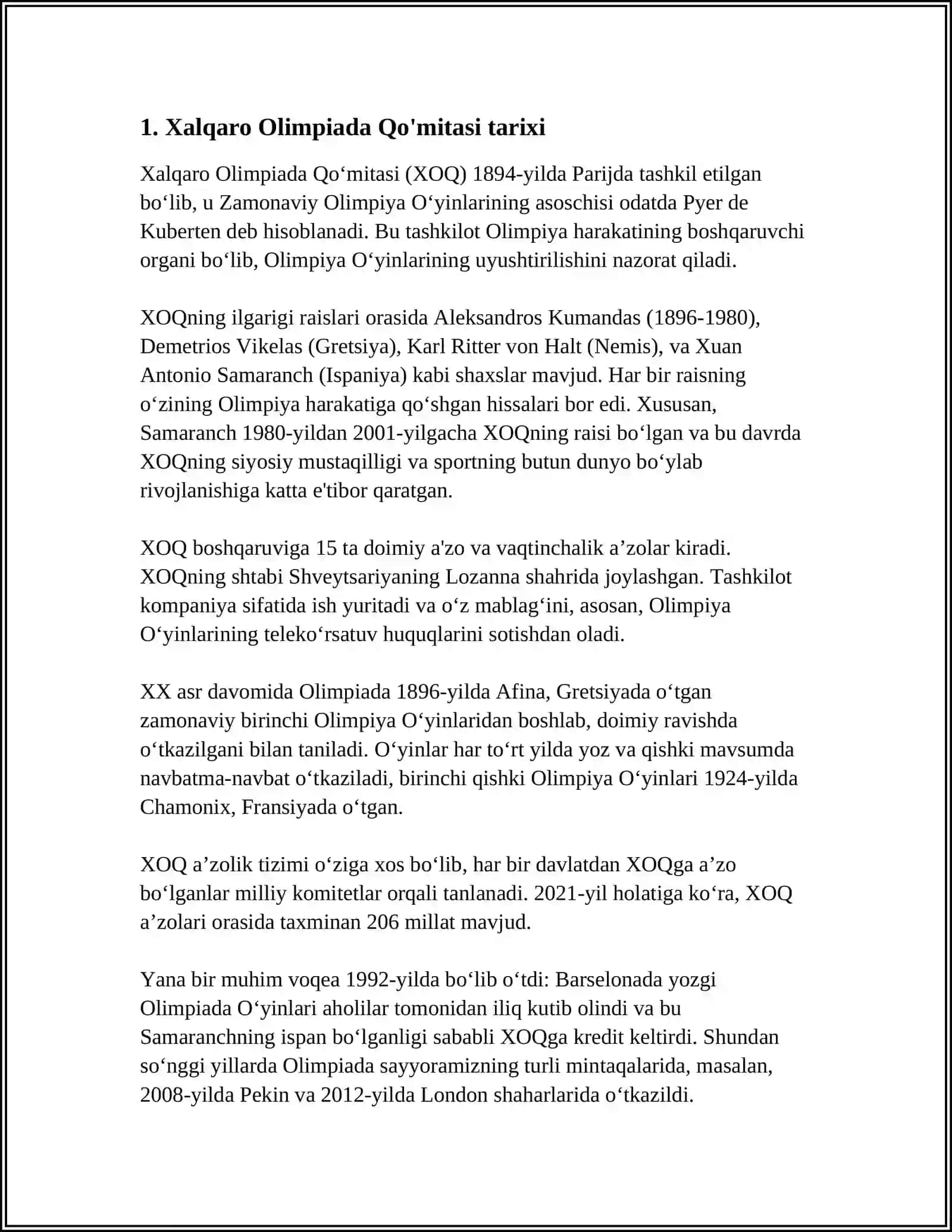 XALQARO OLIMPIYADA QÒMITASI 3
