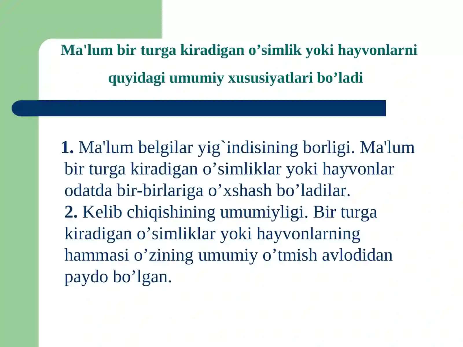 BIOSFERADA ORGANIZMLARNI XILMA-XILLIGI 3