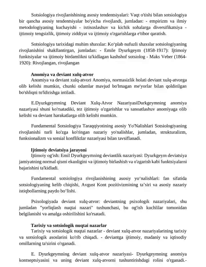 E.Dyurkgeymning Deviant Xulq-Atvor Nazariyasi 3