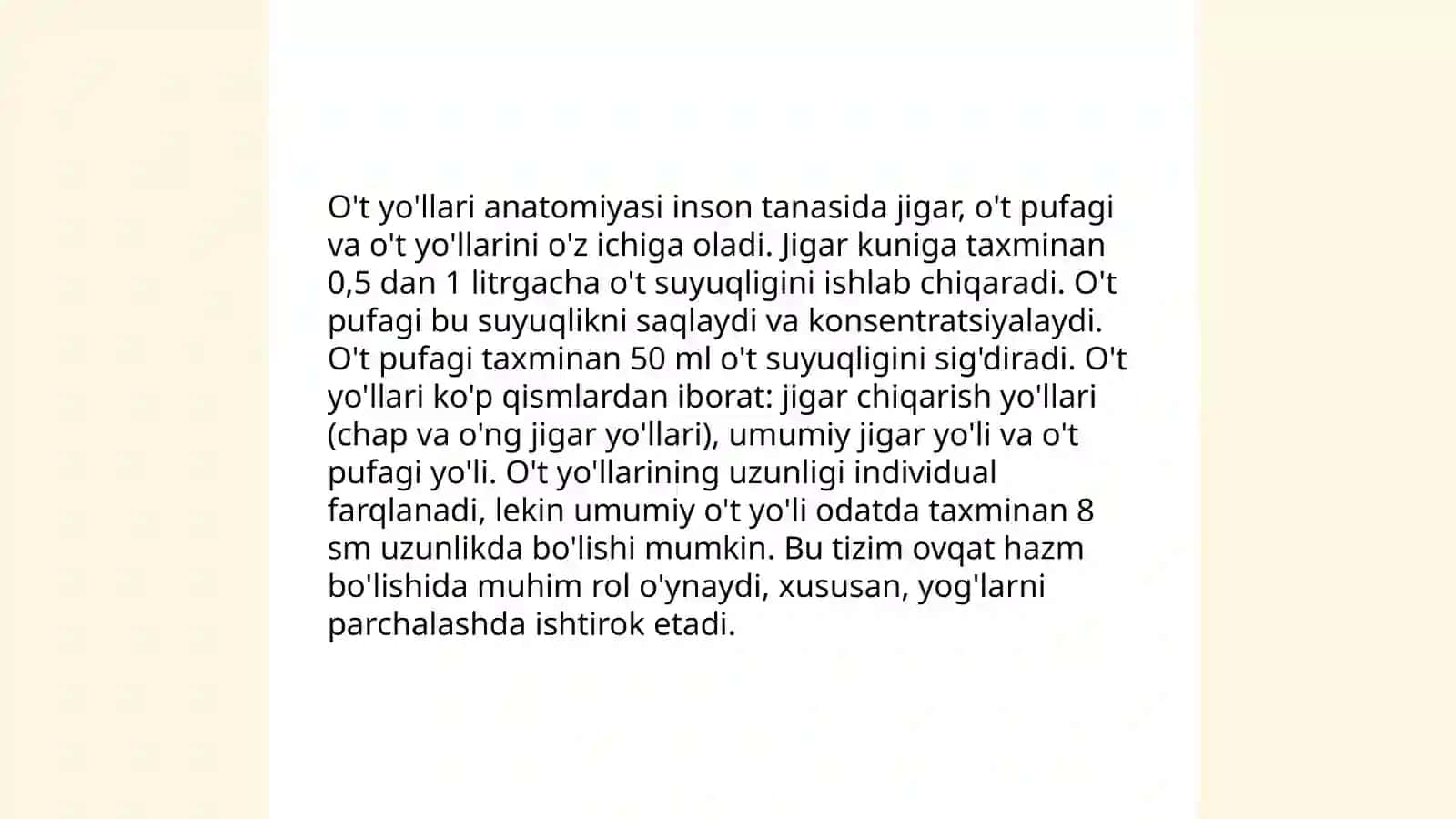 O't yo'llari diskineziyasi 3
