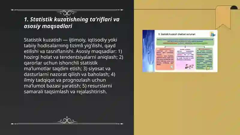 Statistik kuzatish 3