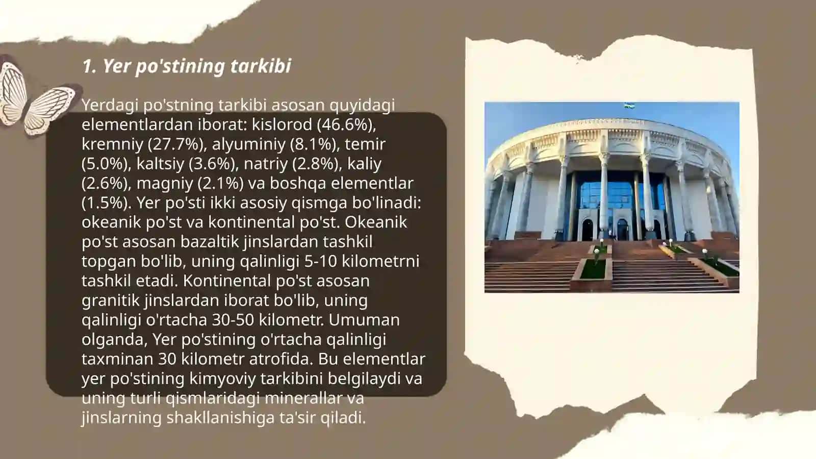 Yer po'stining rivojlanish qonuniyatlari 3