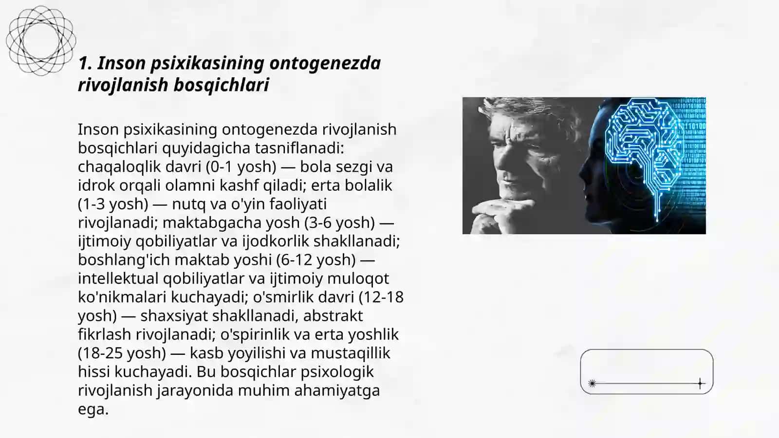 Inson psixikasining ontogenezda rivojlanishi 3
