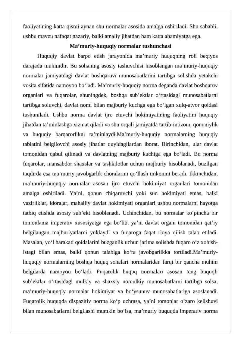 Ma'muriy-huquqiy normalar 3