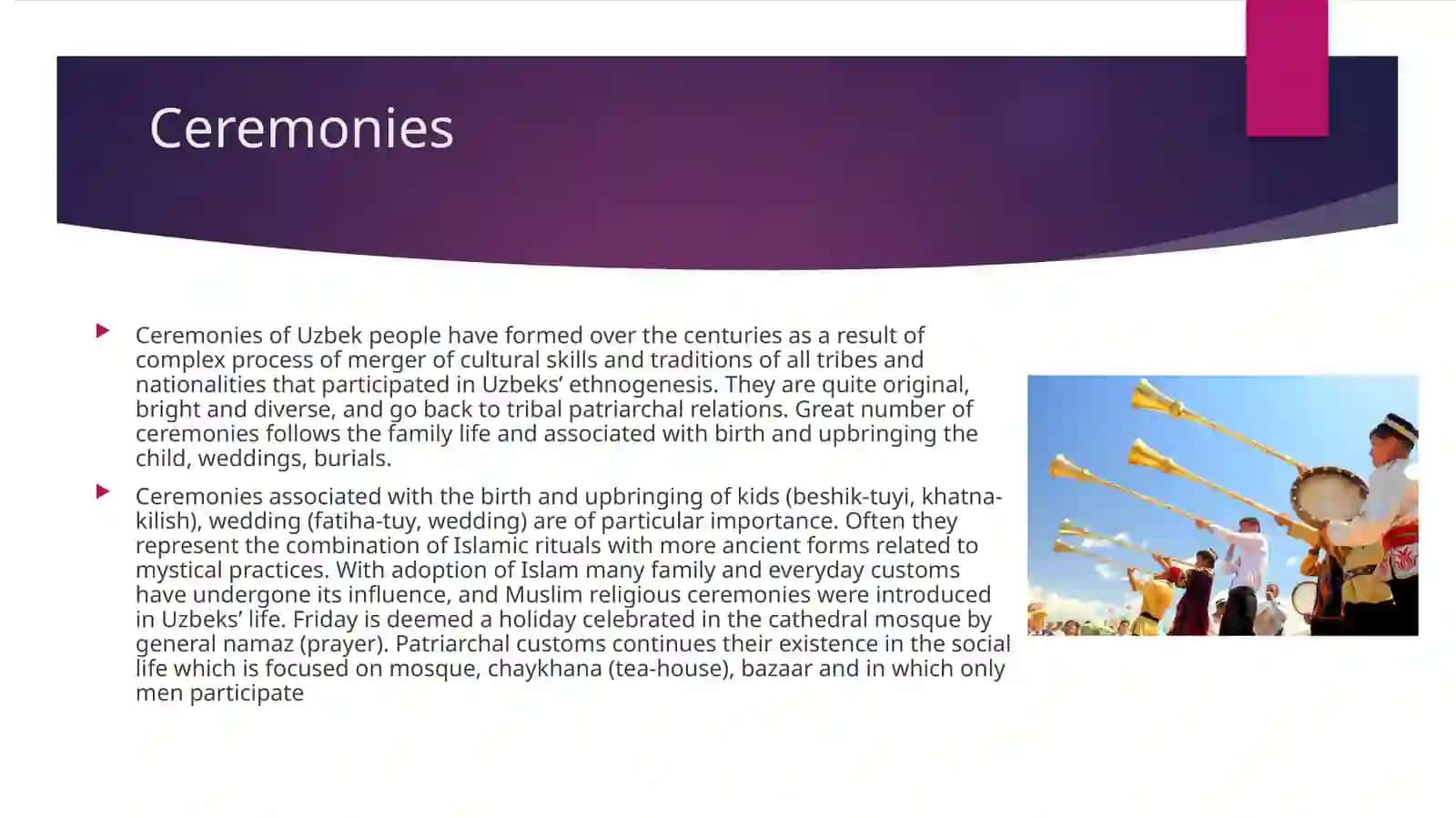 National customs and traditions of Uzbekistan 3