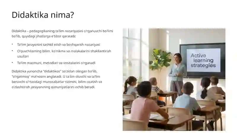 Didaktika ta'lim nazariyasi 3