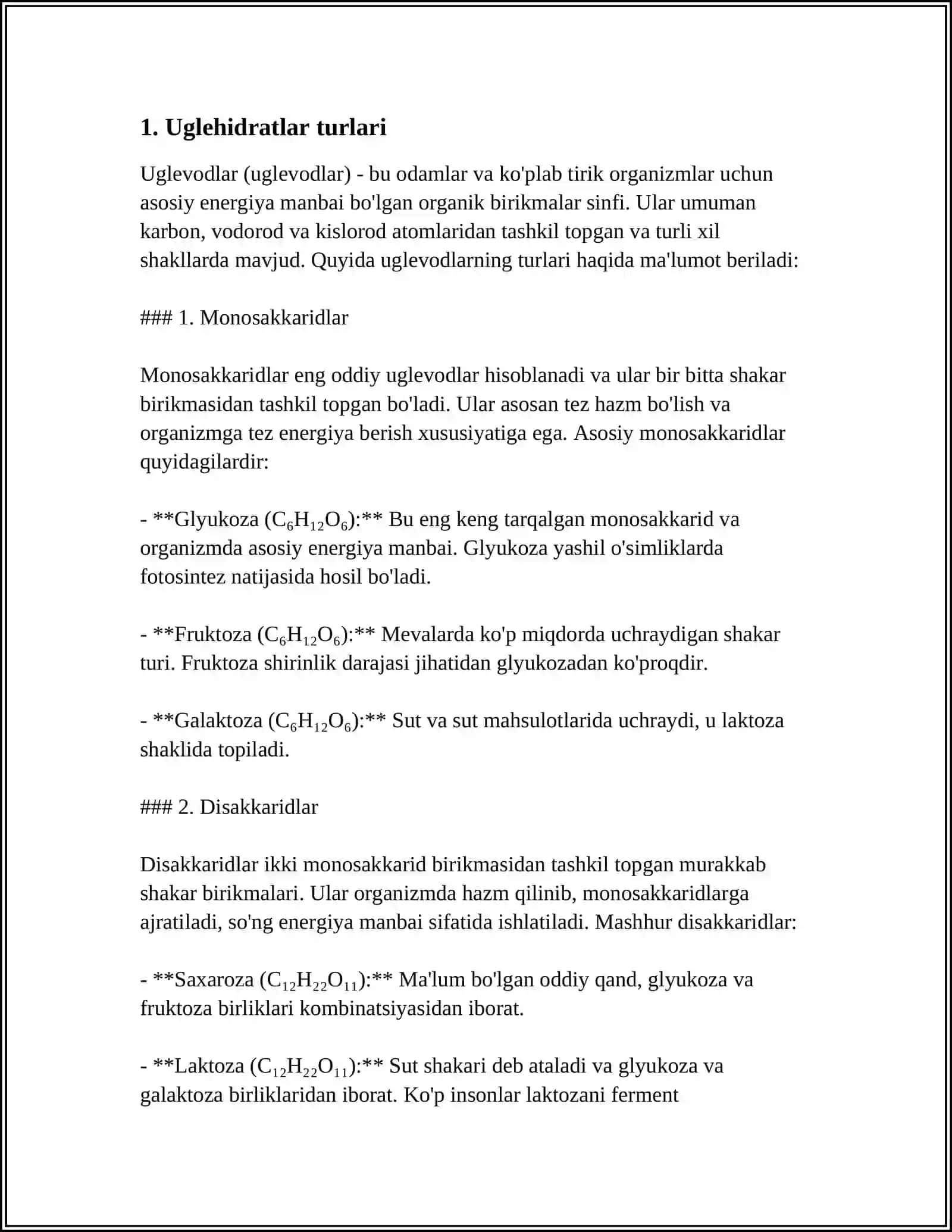 Uglevodlar 3