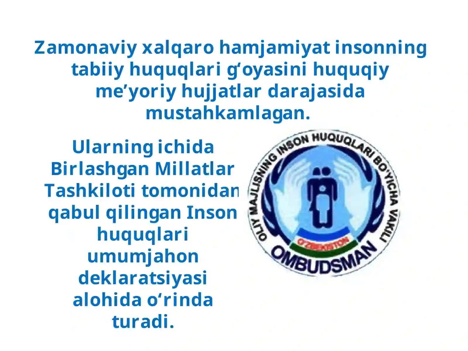 Inson huquq va erkinliklarini himoyalash mexanizmi 3