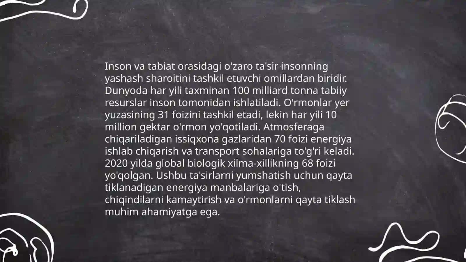 Inson va Tabiat 3