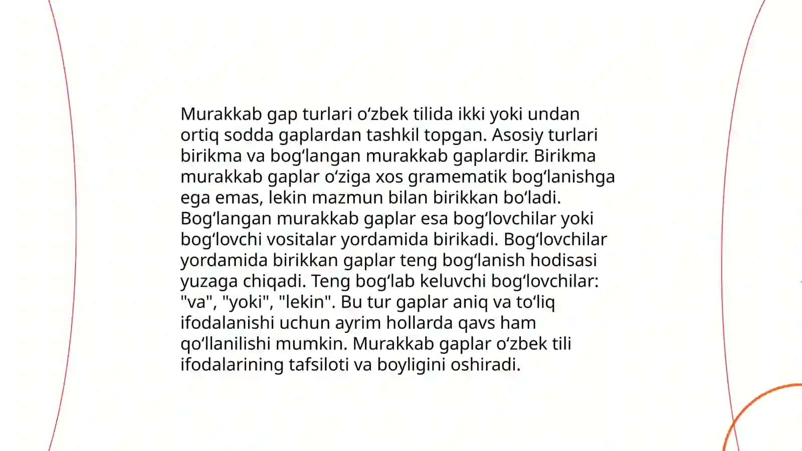 Murakkab sintaktik birliklar 3