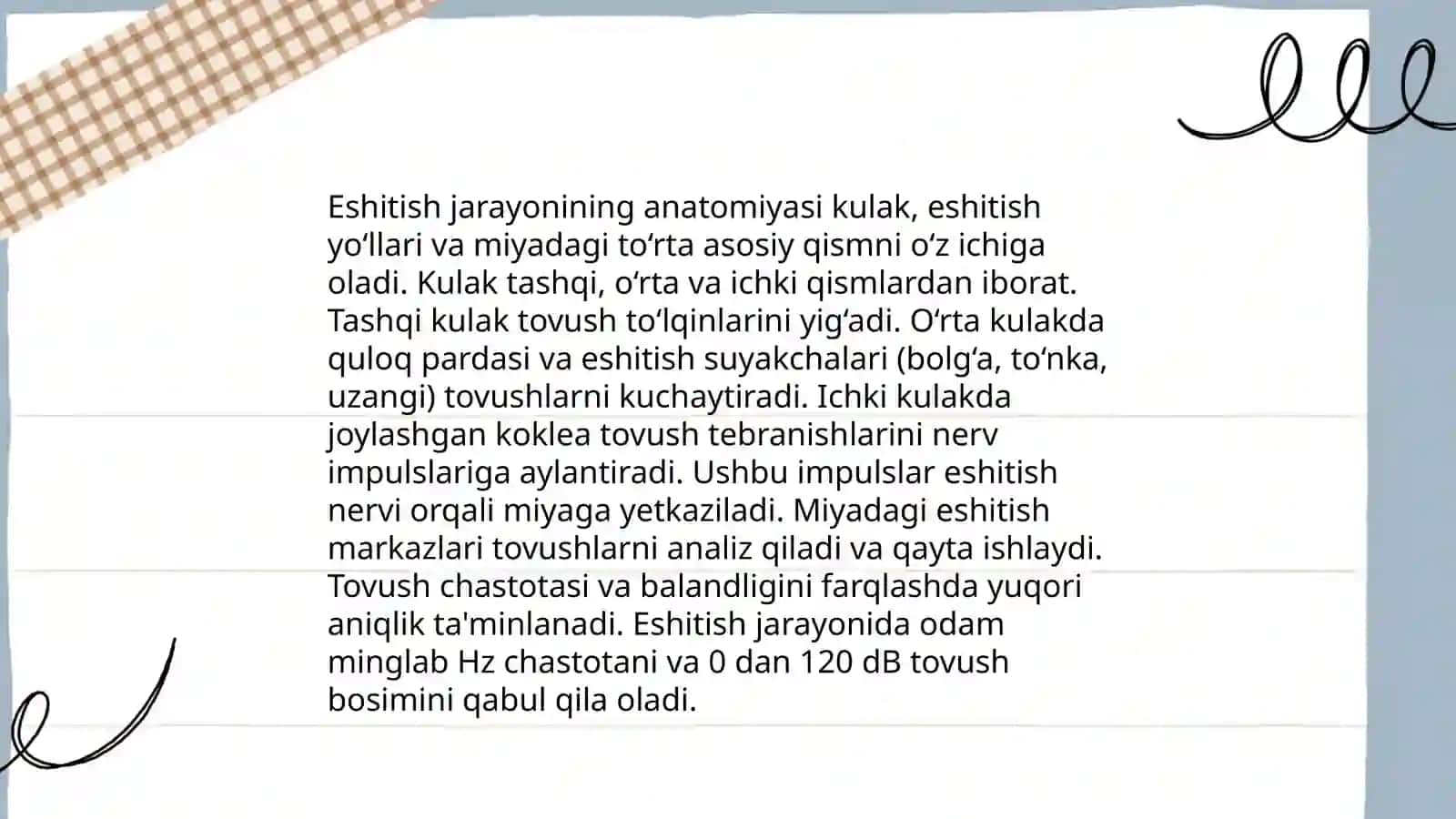Eshitishning sitologik mexanizmlari 3