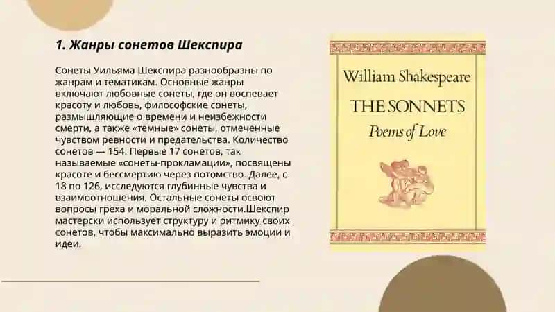 Сонеты Шекспира 3