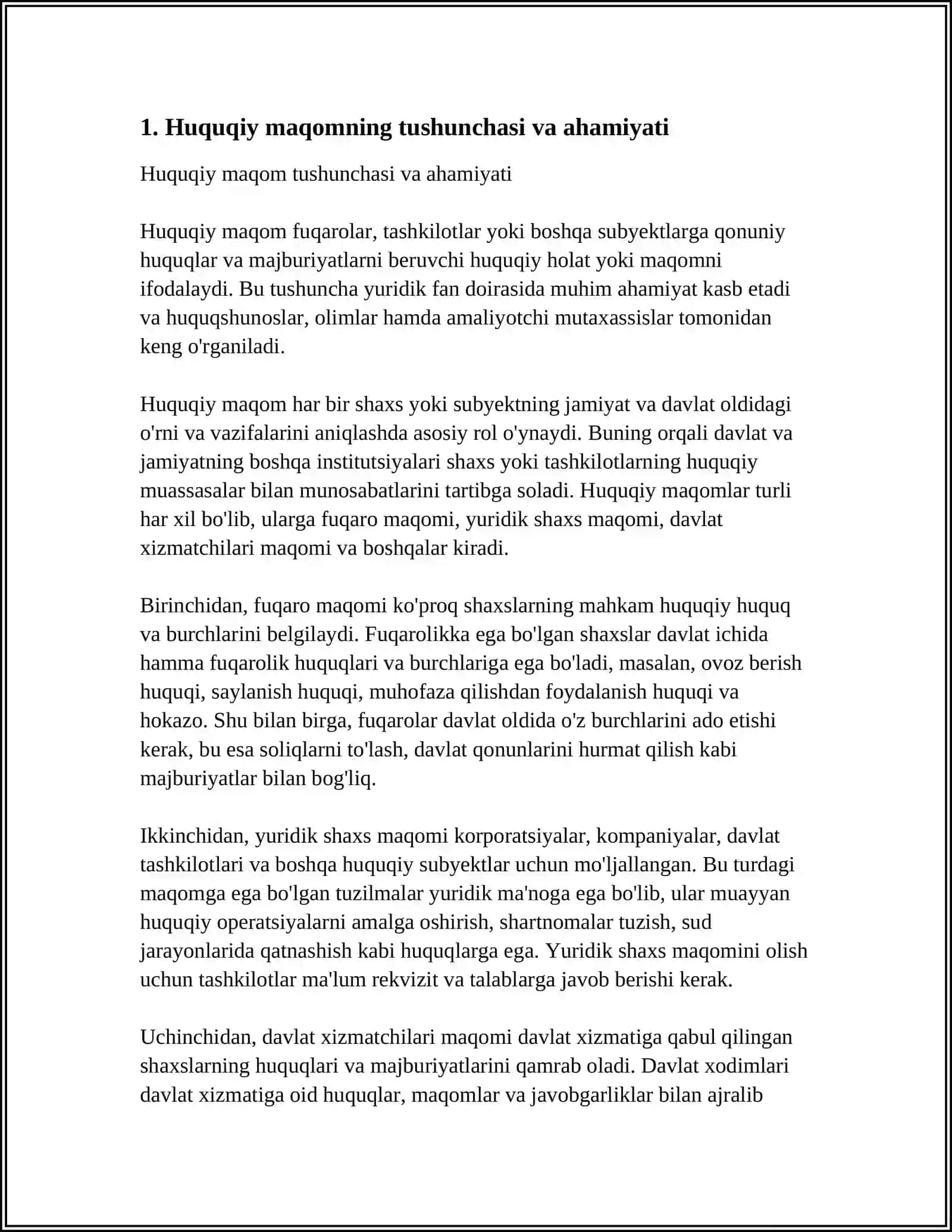 MAHKUMLARNING HUQUQIY HOLATI 3