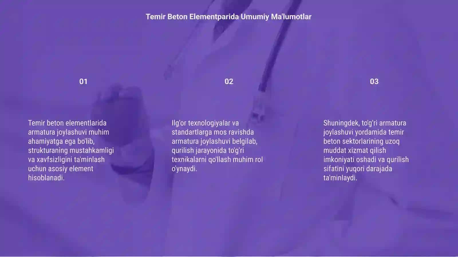 Temir beton elementparida armatura joylashuvi 3