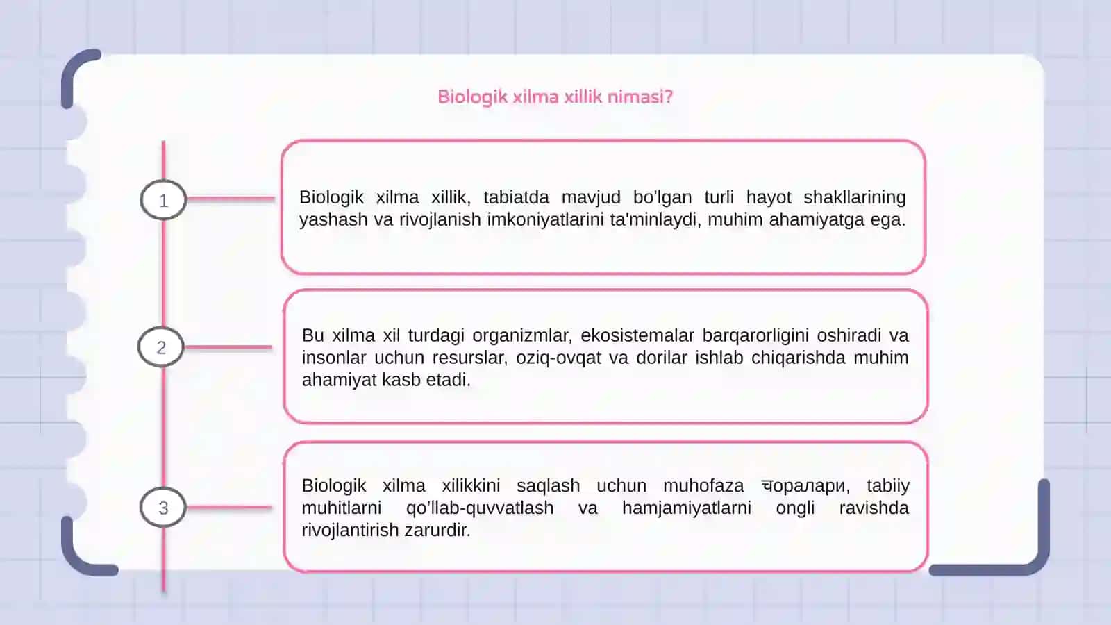 Biologik xilma xillikni saqlash 3