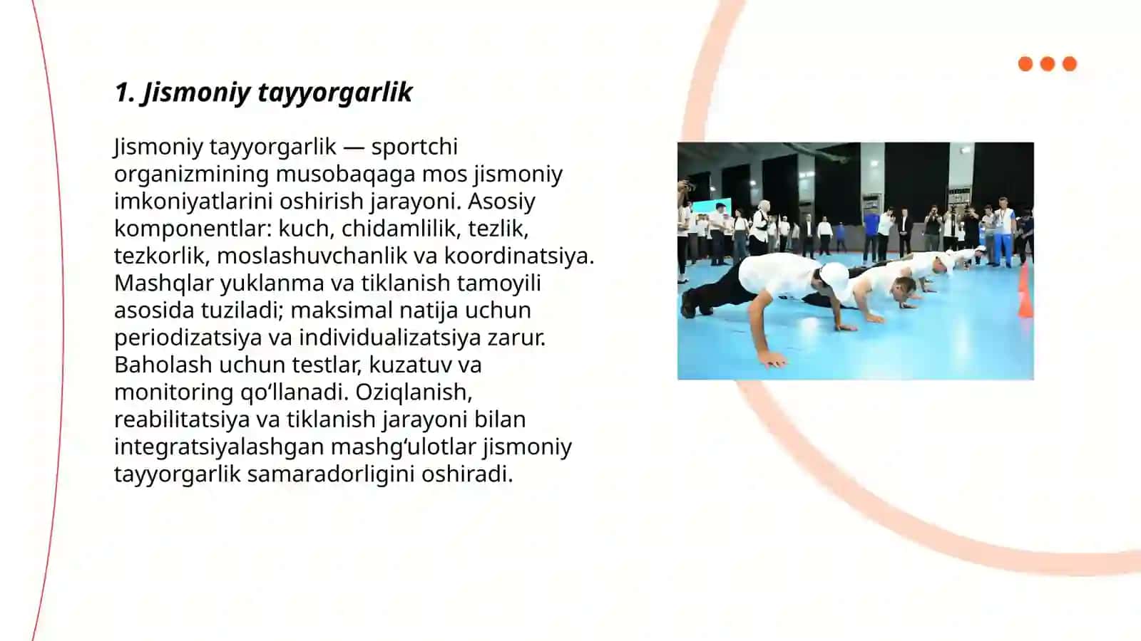 Jismoniy tayyorgarlik 3