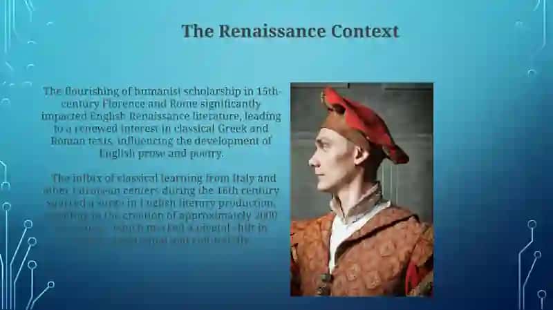 English and the Renaissance Era 3