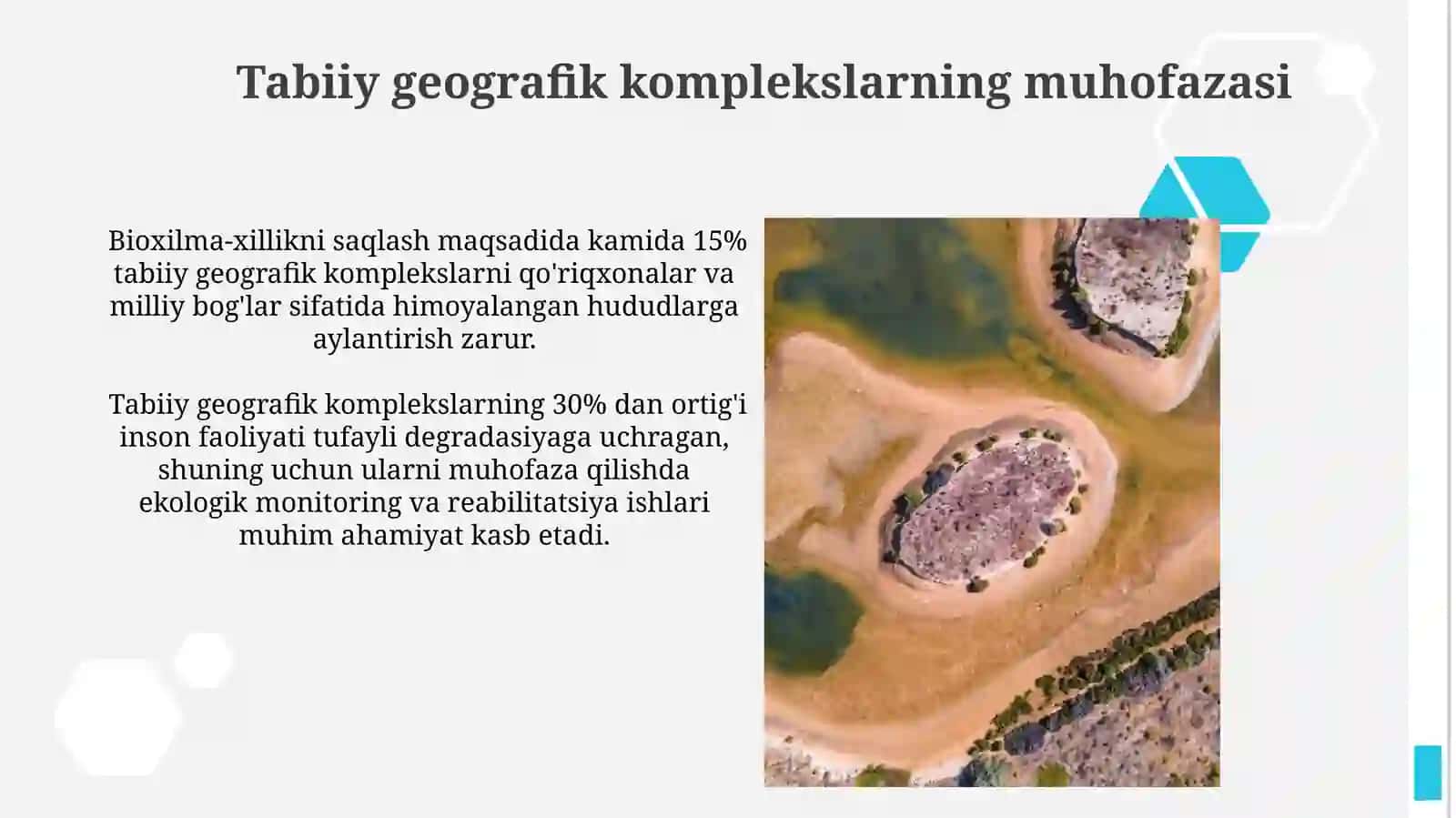 Tabiiy geografik komplekslar eraxiyasi 3