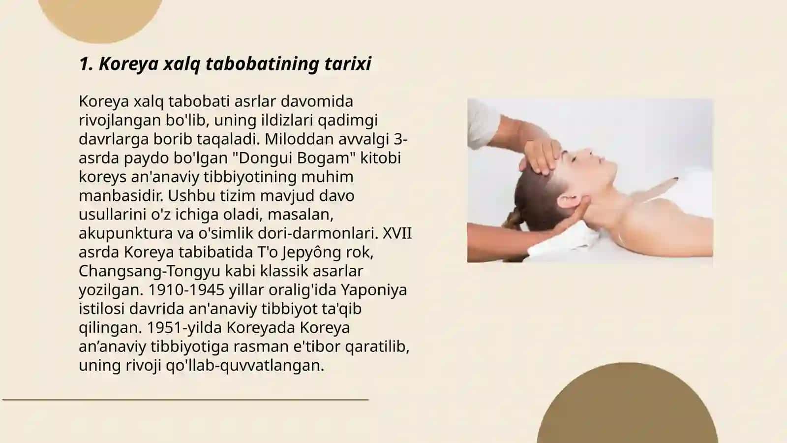 Koreya xalq tibbiyotining oʻziga xosligi 3