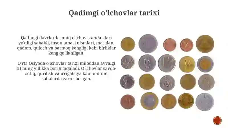 MARKAZIY OSIYODAGI QADIMIY OʻLCHOVLARI VA OʻLCHOV BIRLIKLARI 3