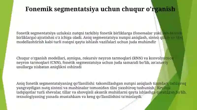 Nutqning fonetik boʻlinishi 3