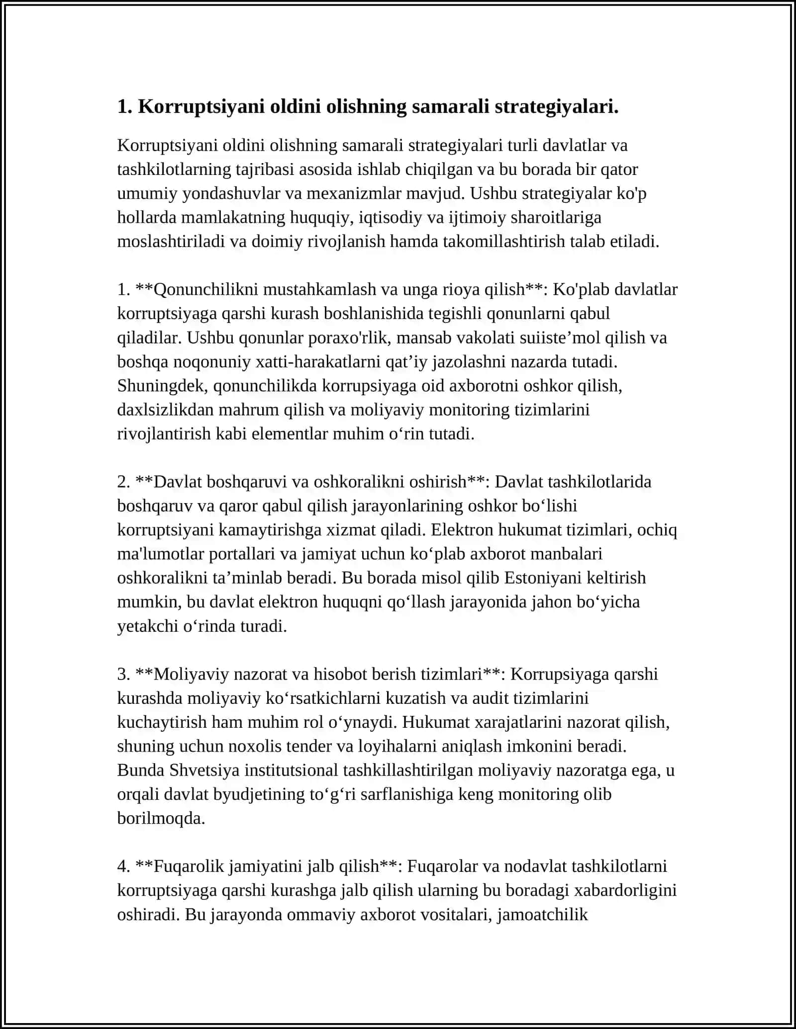 BIZ KORRUPSIYAGA QARSHIMIZ 3