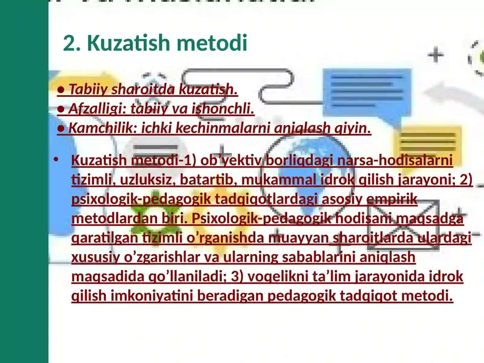 Shaxsnio‘rganish metodlari 3