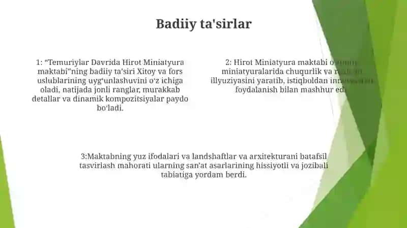 Temuriylar Davrida Hirot Miniatyura Maktabi 3