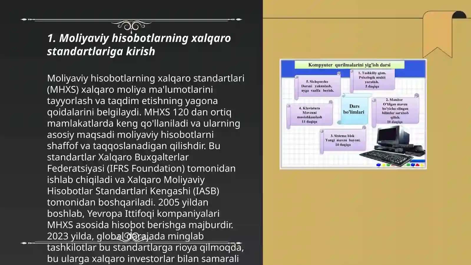 Moliyaviy hisobotlarning xalqaro standartlariga oʻtish 3